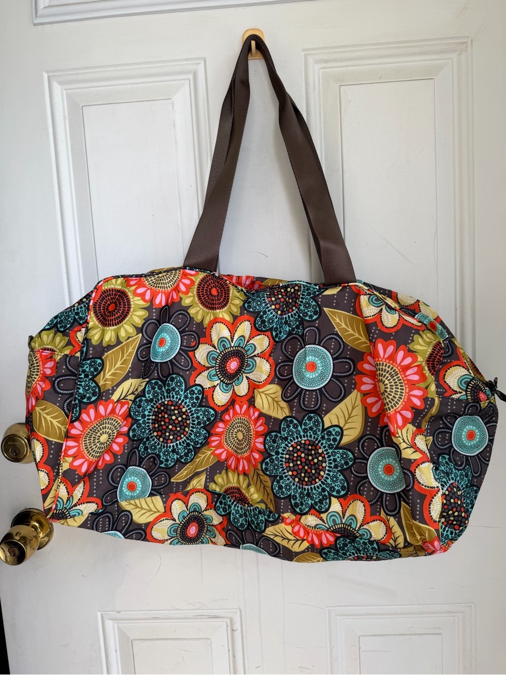 Vera Bradley Travel Tote Bag in Floral Print